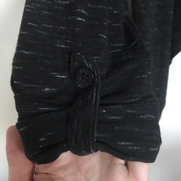 Light Bench Cardigan in Black Merl - Picture 6 of 10